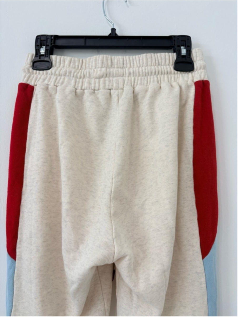 MOTHER The Knock Out Ankle Sweatpants Sz M Cream Multi EUC - Picture 7 of 10